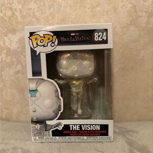 Funko The Vision Pop Figure - Silver and White